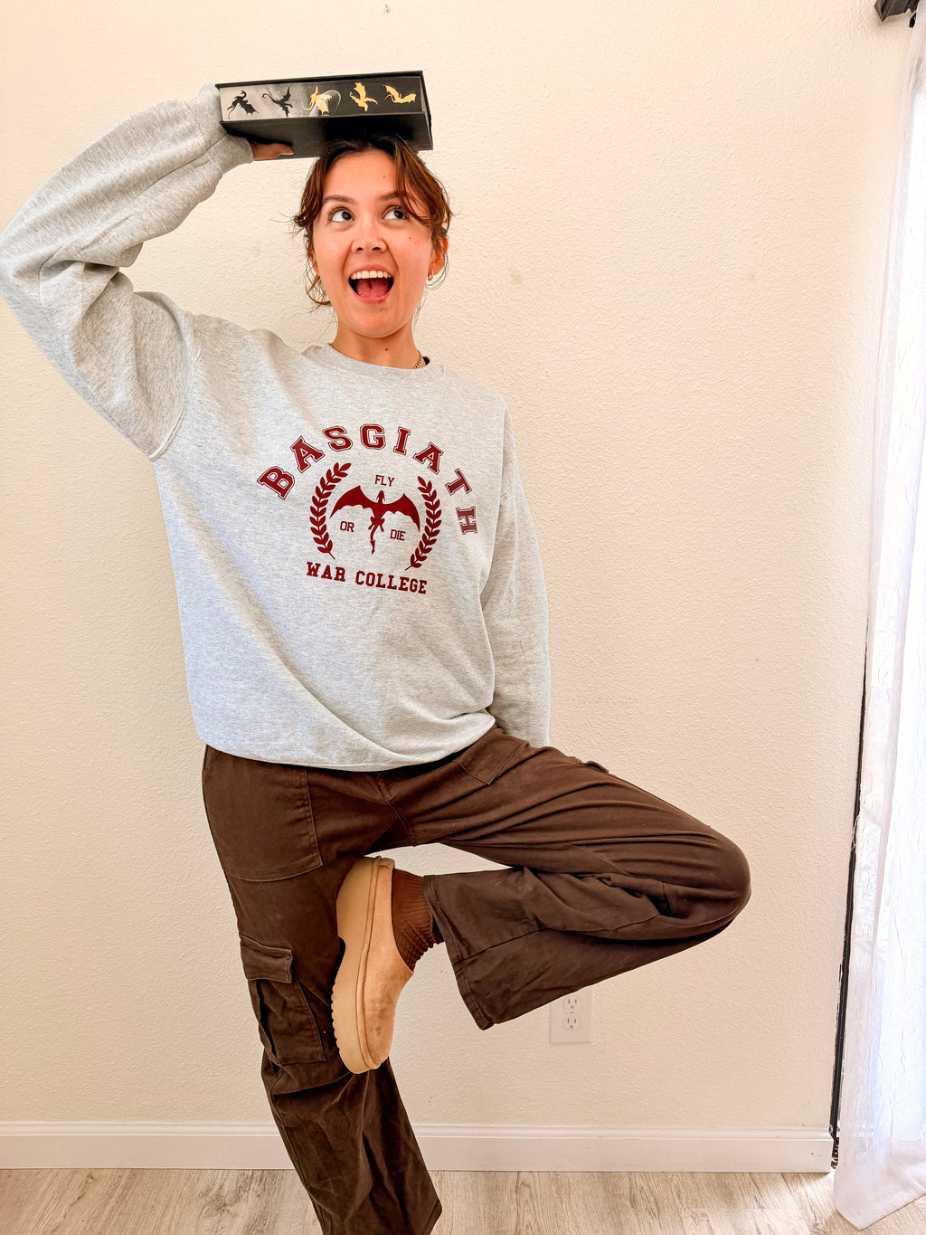 Basgiath War College “Fly or Die” Crewneck