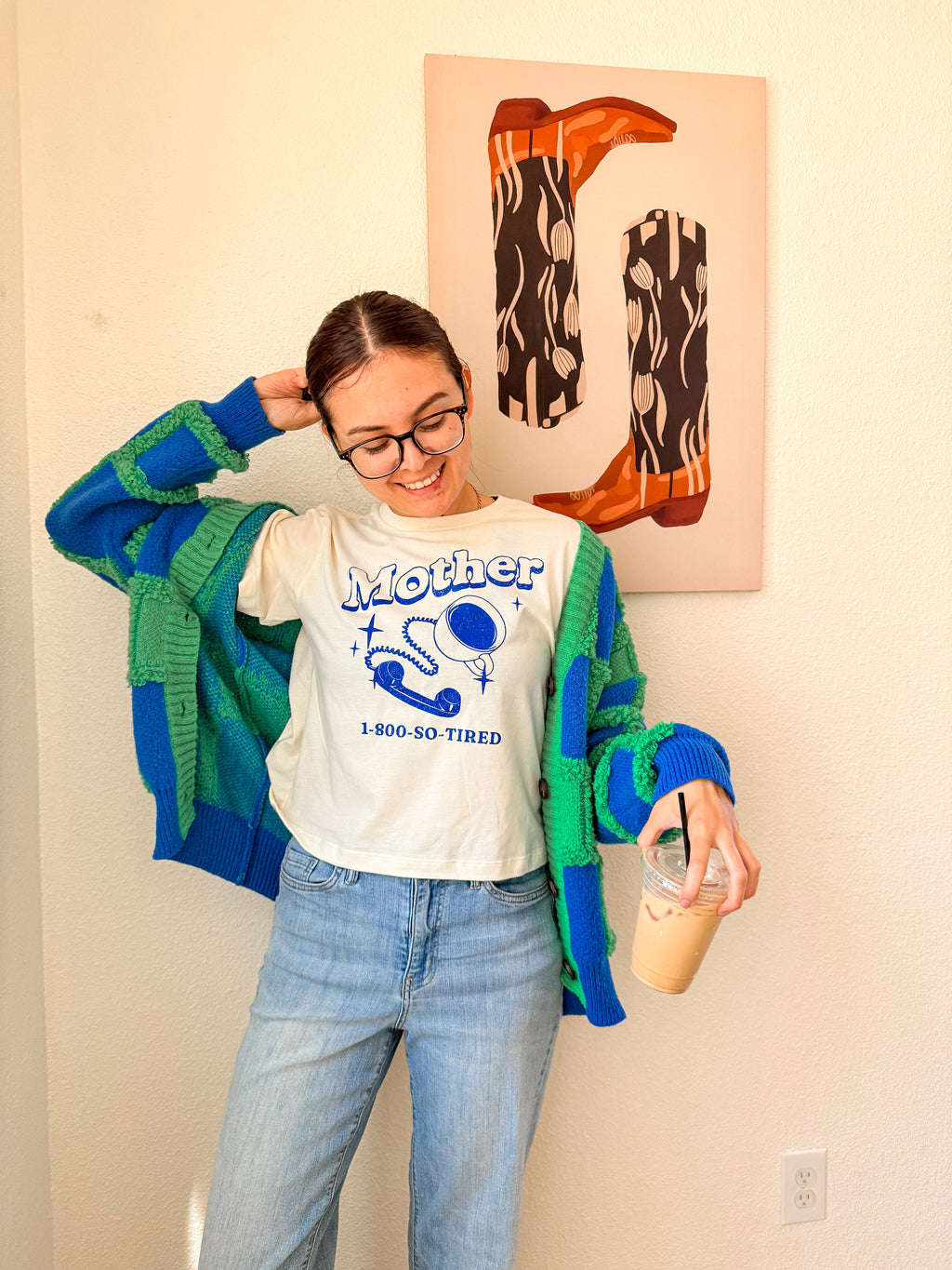 Mother 1-800-So-Tired Retro Graphic Tee