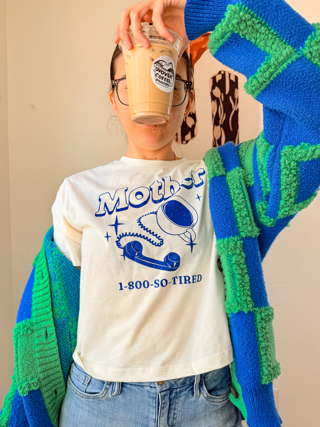 Mother 1-800-So-Tired Retro Graphic Tee