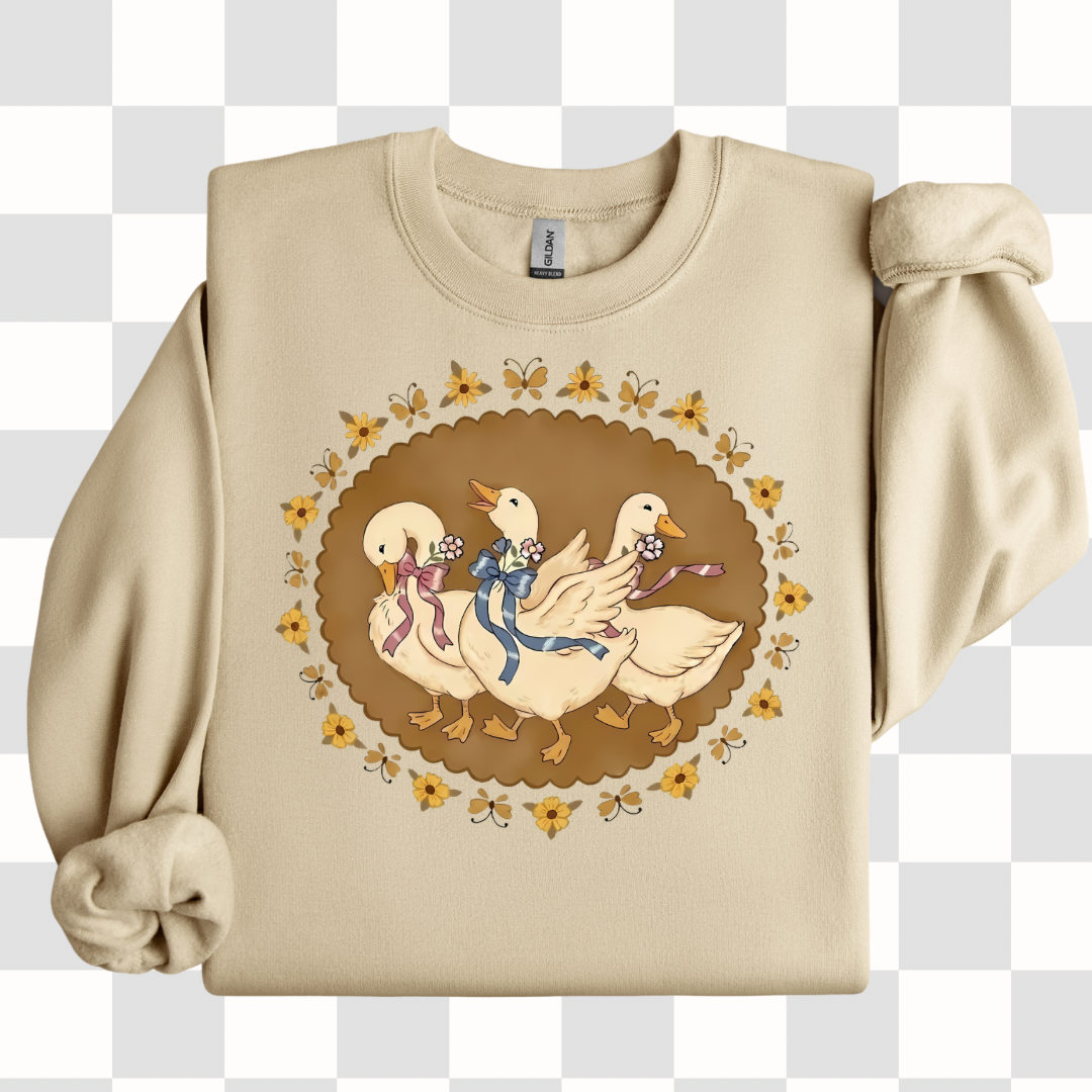 Vintage Inspired Grammy Crewneck Sweatshirt | 3 Geese