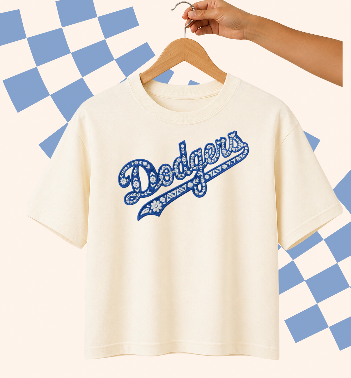 Los Ángeles Floral Tee | Dodgers Floral Tee