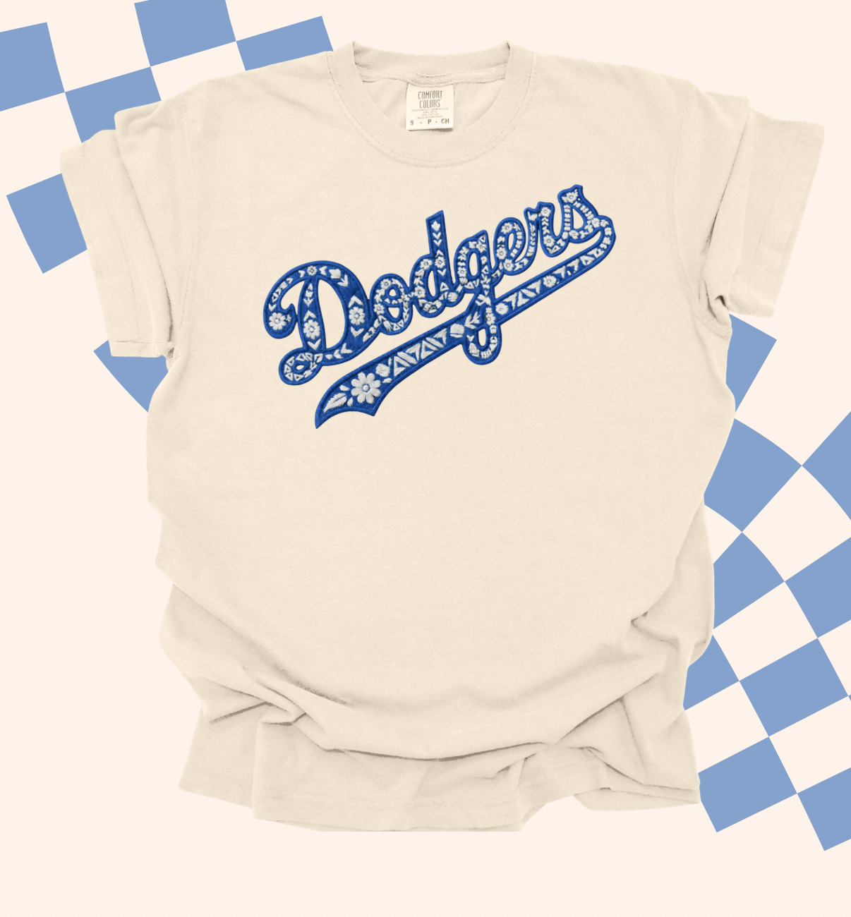 Los Ángeles Floral Tee | Dodgers Floral Tee
