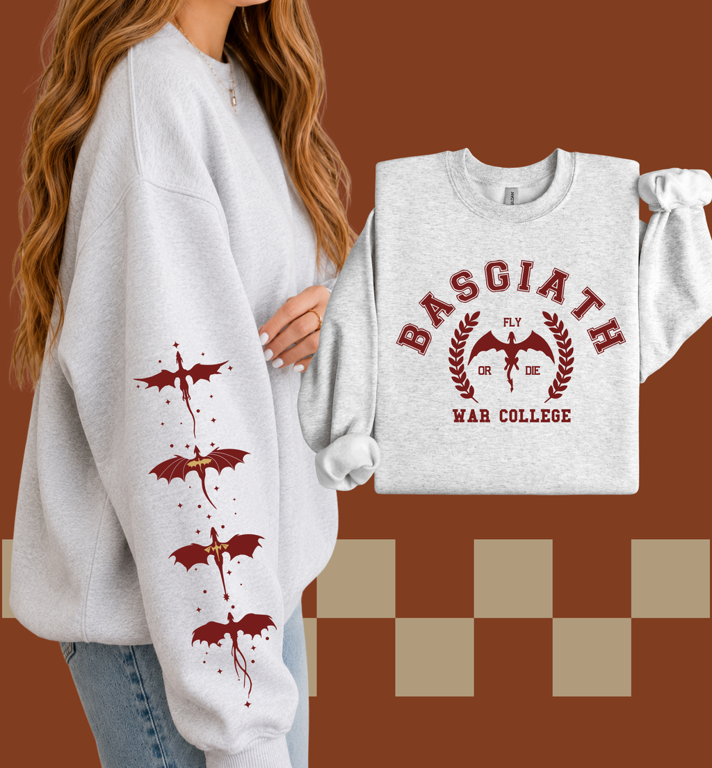 Basgiath War College “Fly or Die” Crewneck