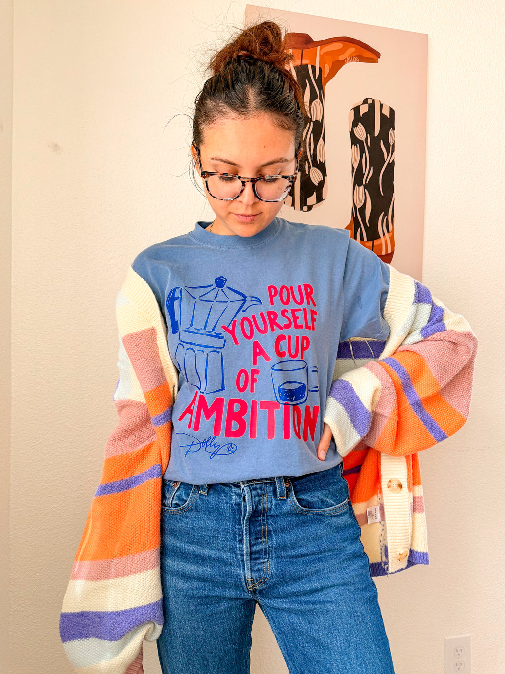 Pour Yourself a Cup of Ambition Tee ☕️💕