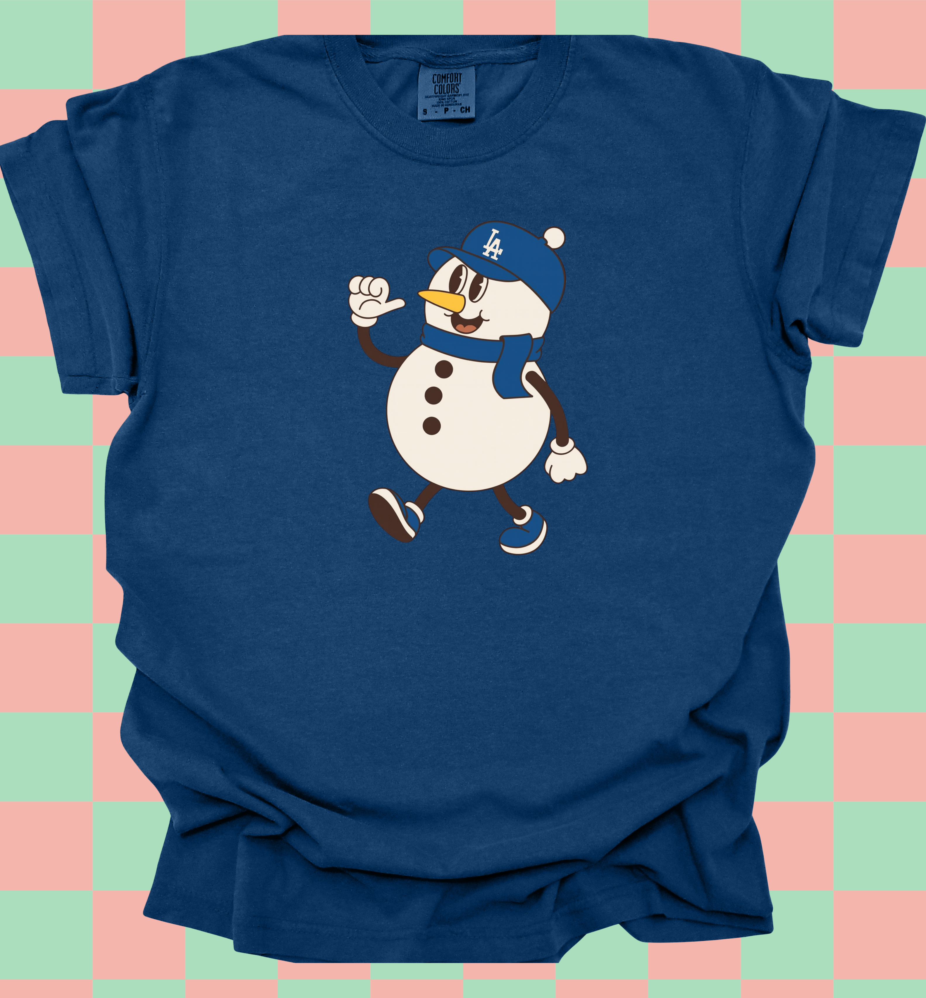 Christmas Baseball Snowman, Los Angeles Baseball