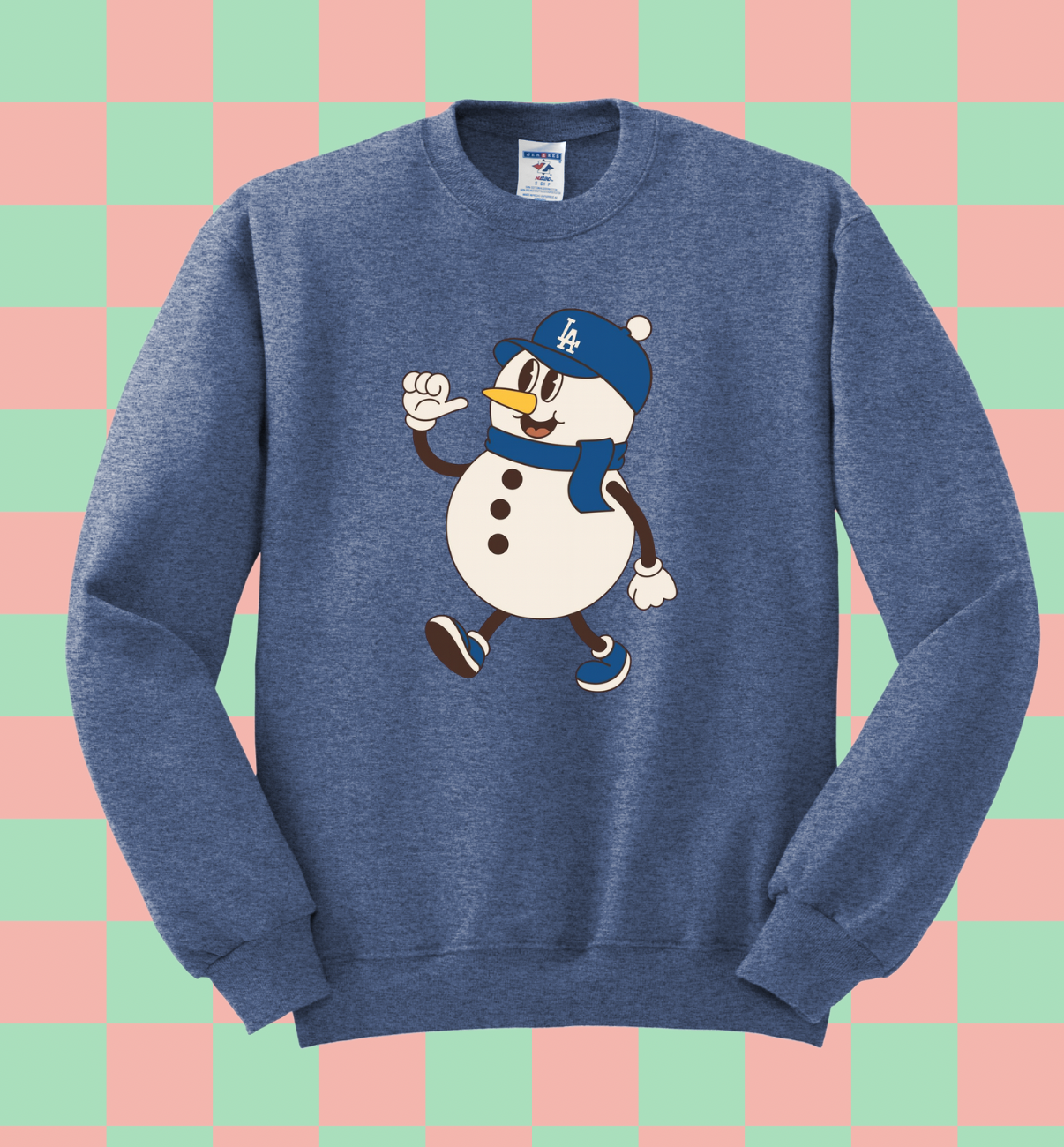 Christmas Baseball Snowman, Los Angeles Baseball