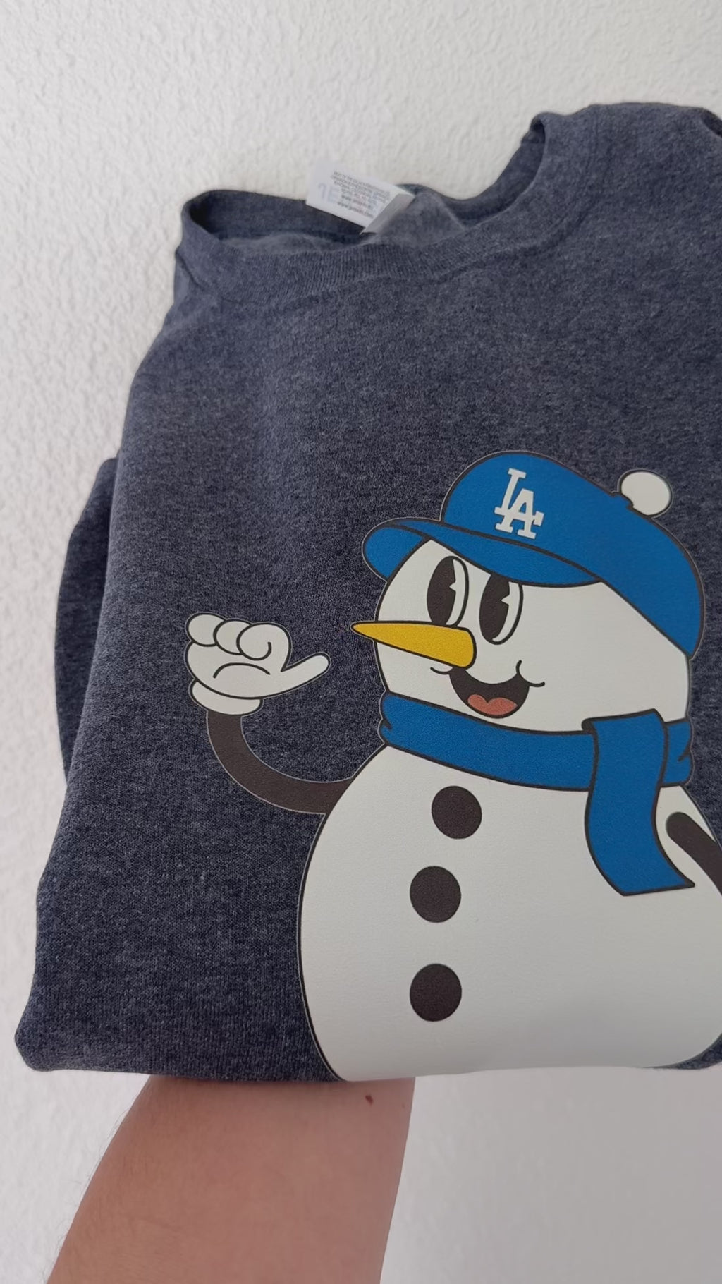 Christmas Baseball Snowman, Los Angeles Baseball